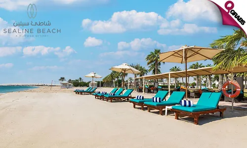 Pool & Beach Access with Meal at Sealine Beach Resort!